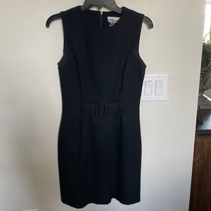Womens black sleeveless dress